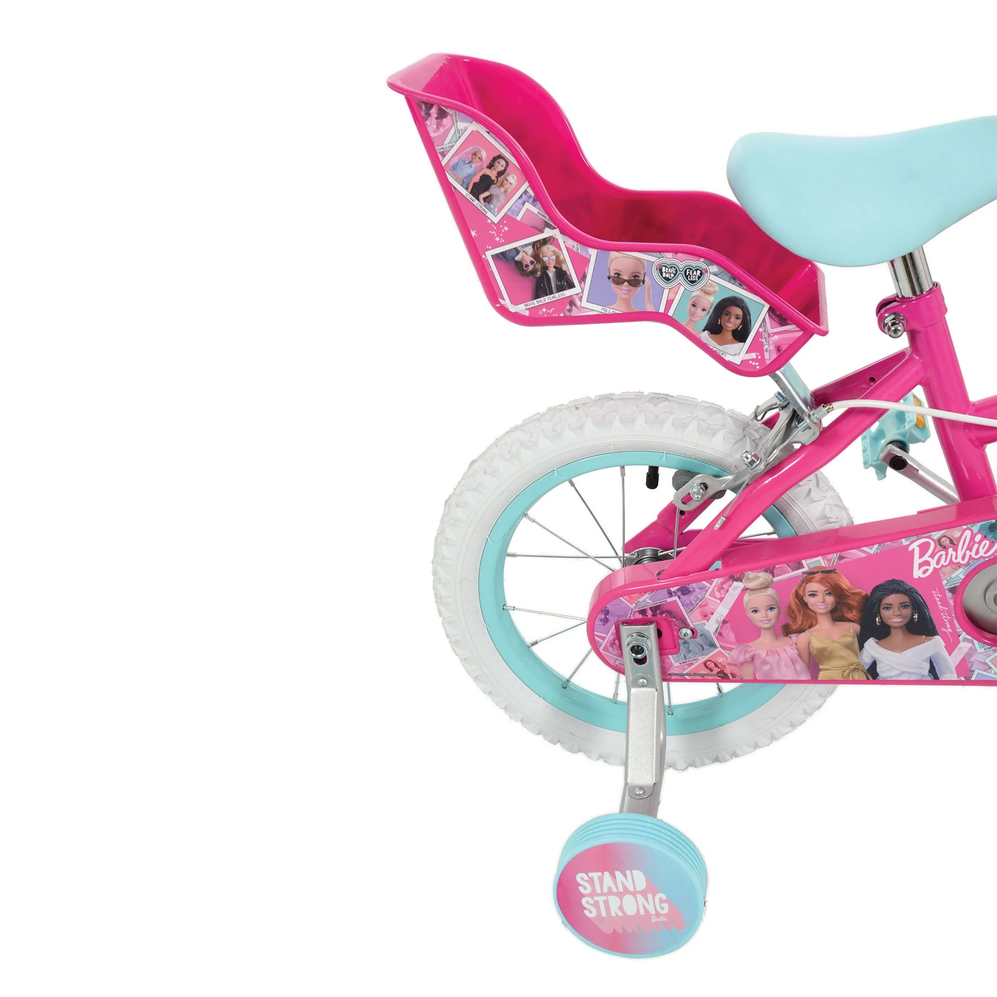 Barbie 14" Wheel Size Kids Beginner Bike - Image 5