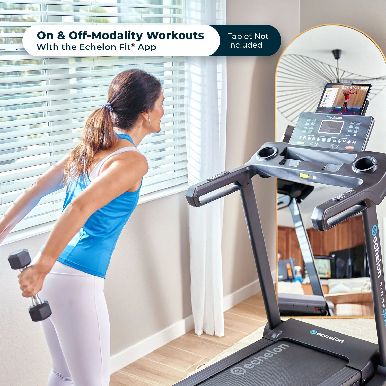 Echelon Stride 30 Sport Folding Treadmill - Image 9