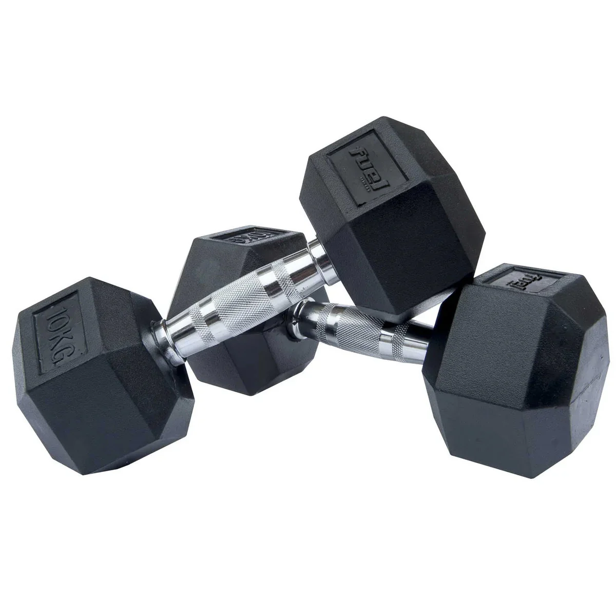 Fuel Fitness Rubber Hex Dumbbells - Image 11