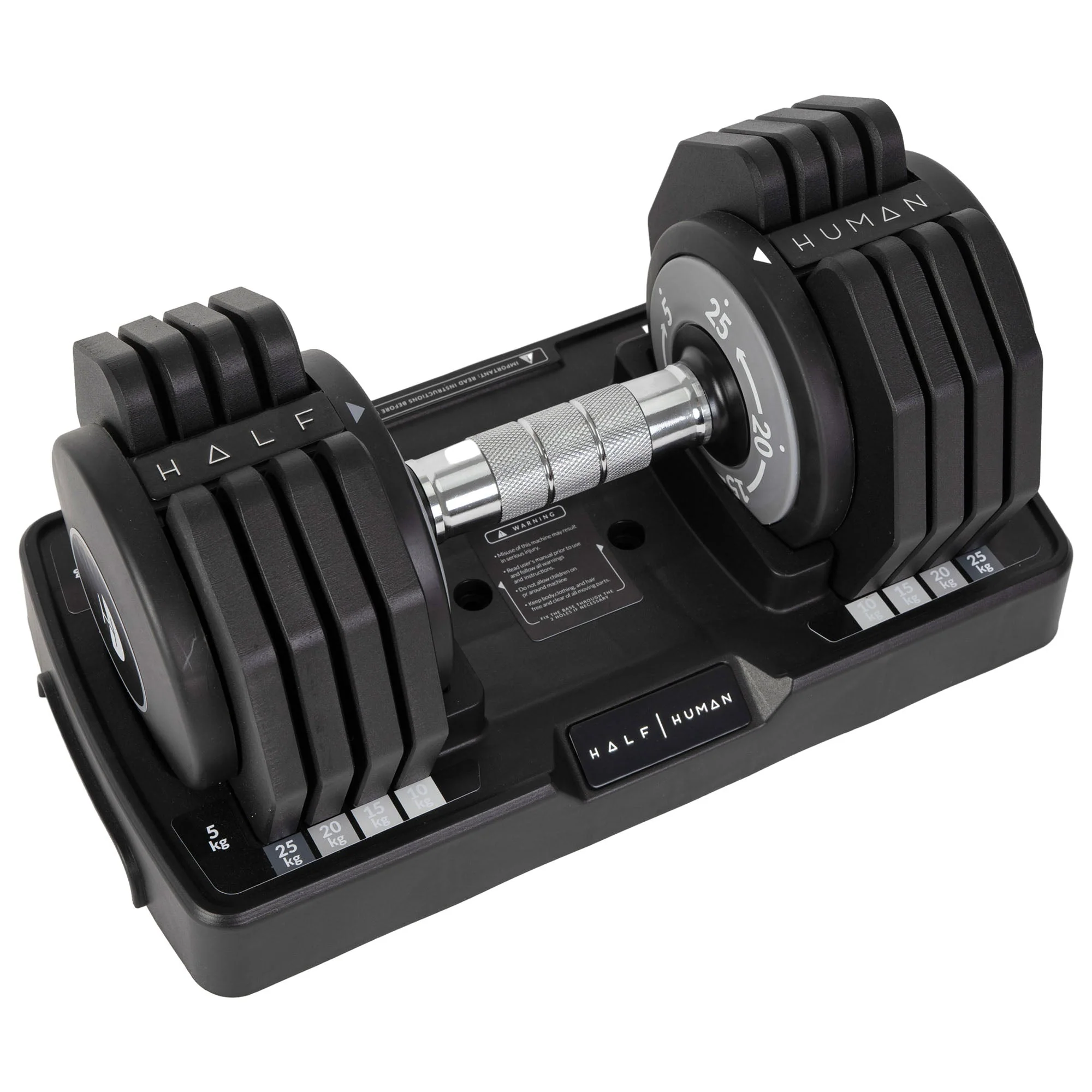 Half Human 25kg Adjustable Dumbbell Set - Image 6