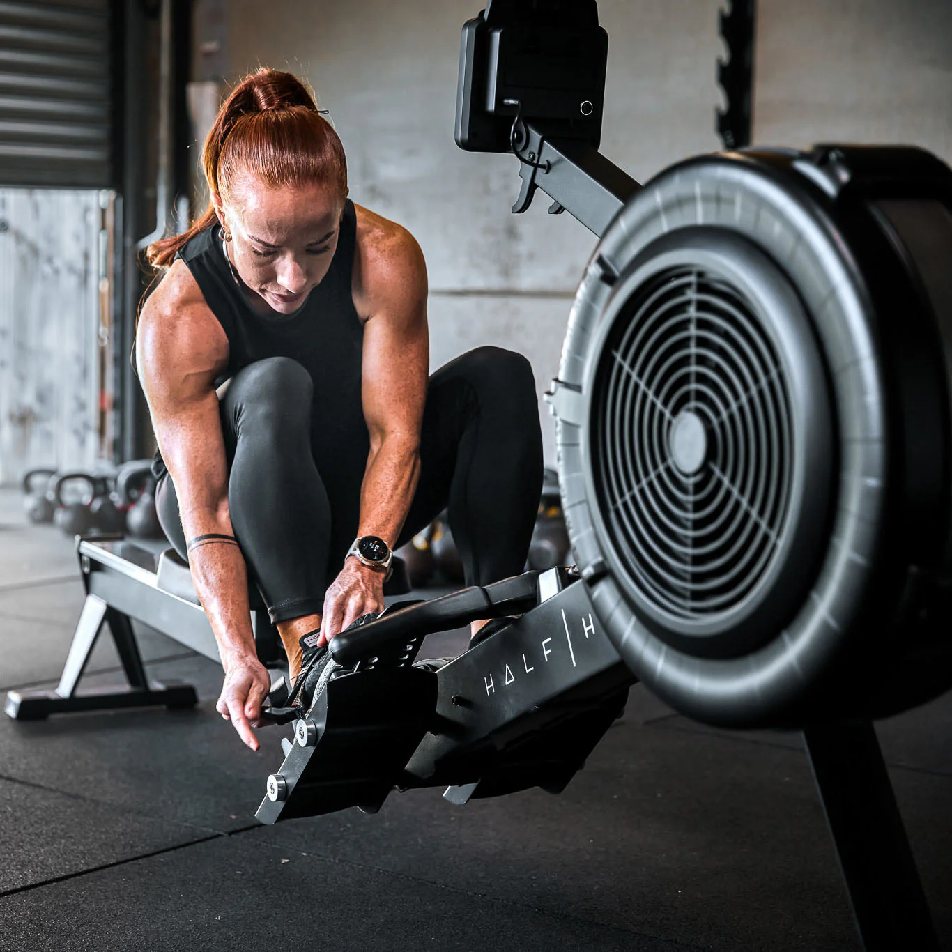 Half Human Air Rowing Machine - Image 5