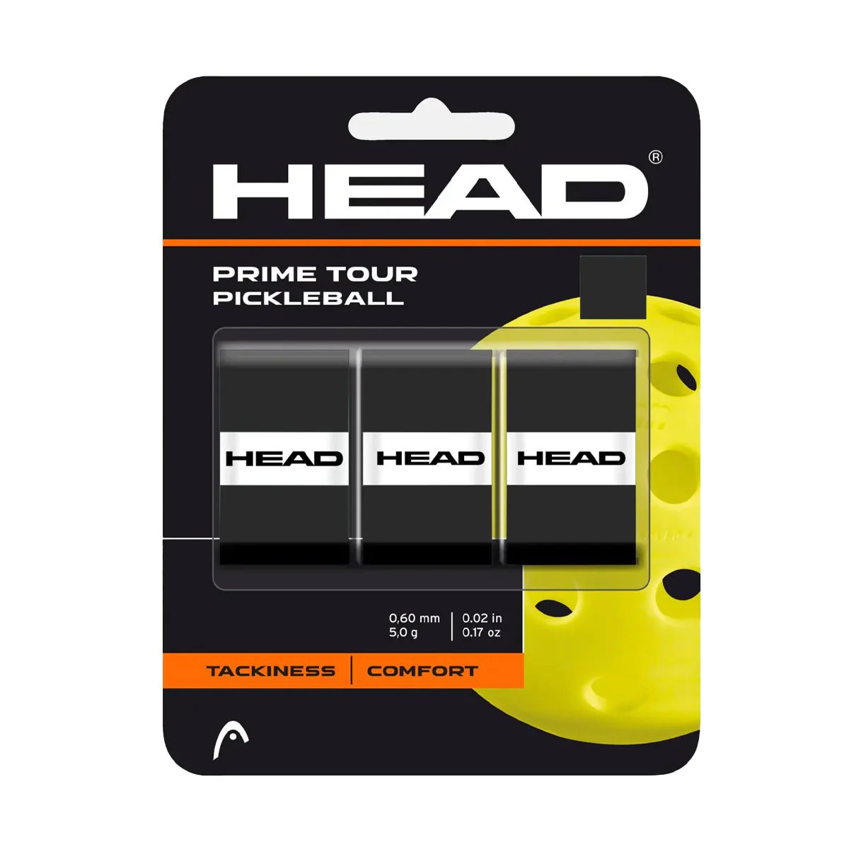 Head Prime Tour Pickleball Overgrip - Pack of 3