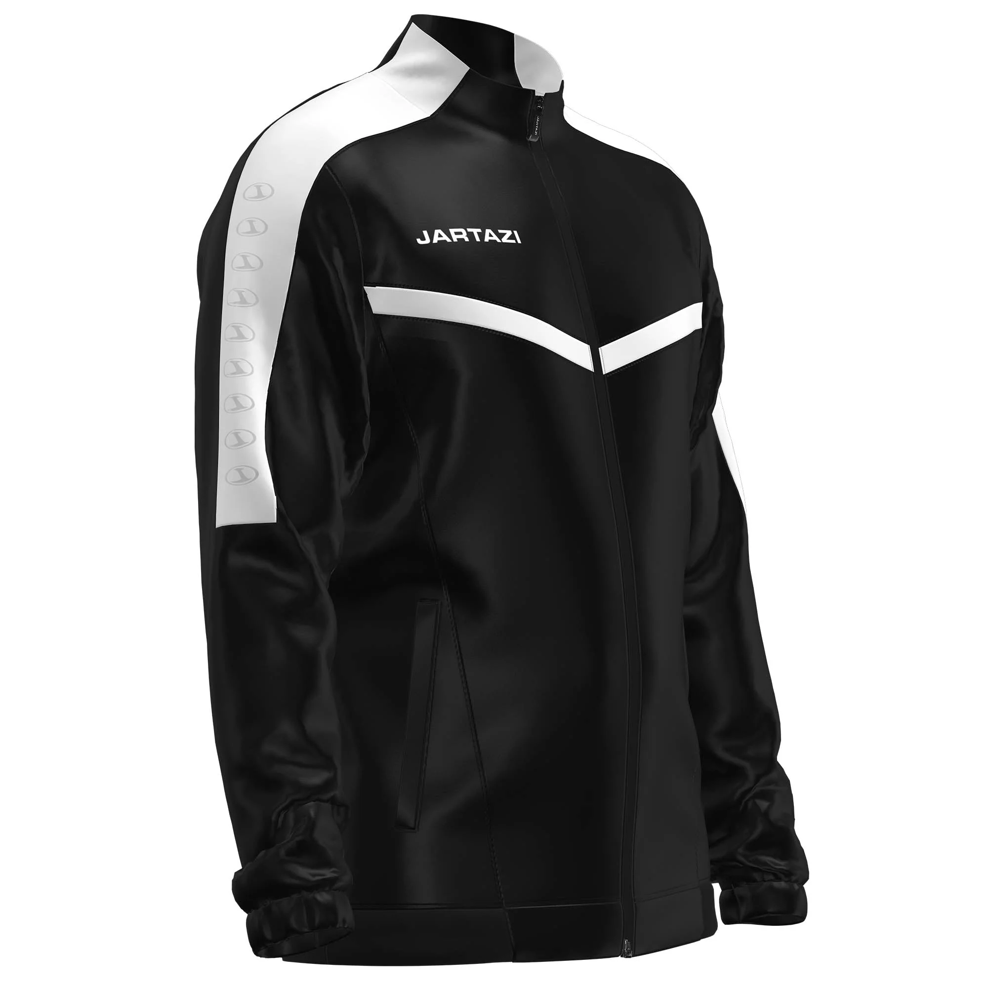 Jartazi Torino Mens Full-Zip Poly Training Jacket - Image 3