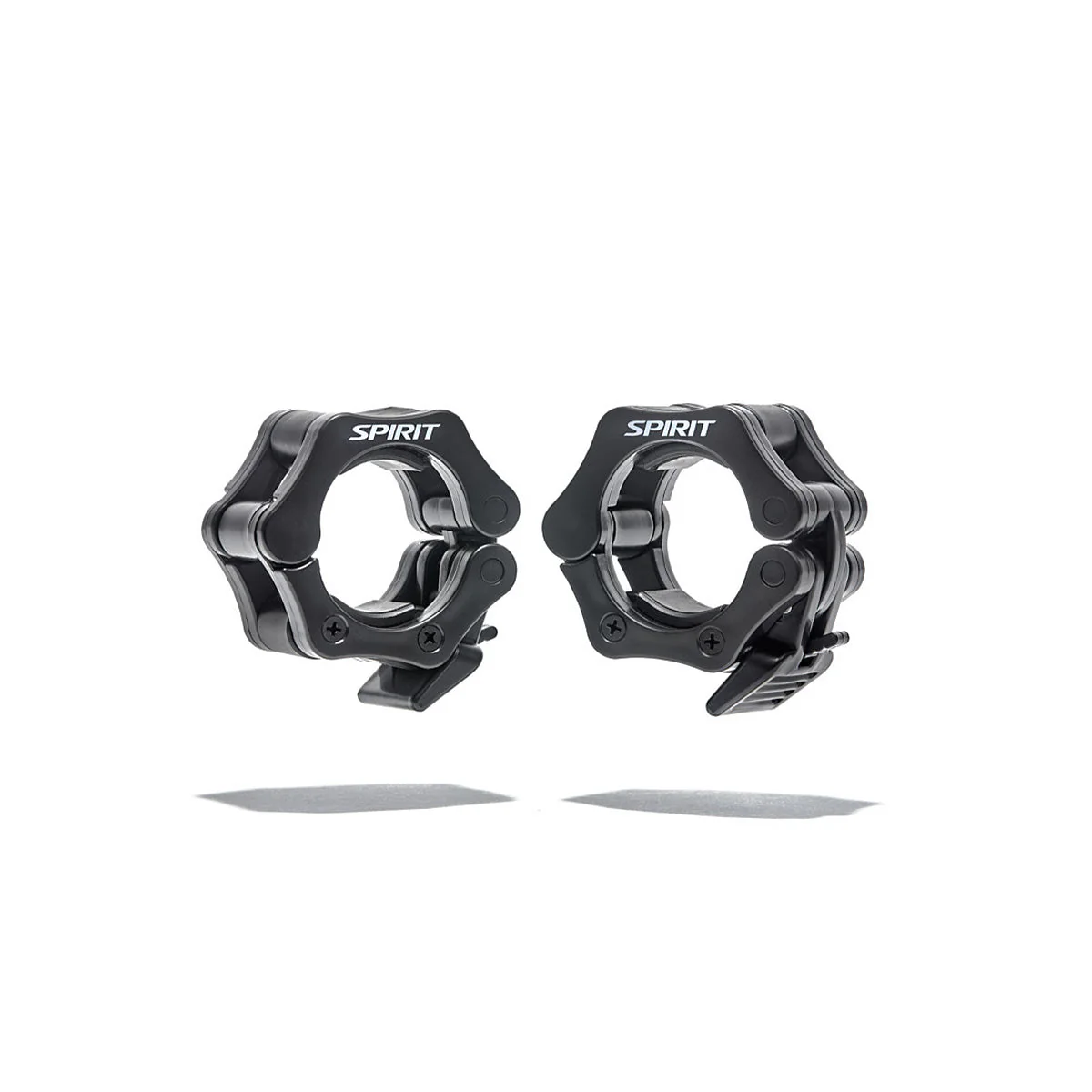 Spirit Fitness 125kg Olympic Rubber Tri Grip Weight Set with 6ft Bar - Image 5