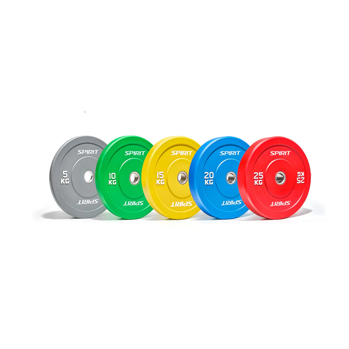 Spirit Fitness Olympic Rubber Bumper Weight Plates - Image 6