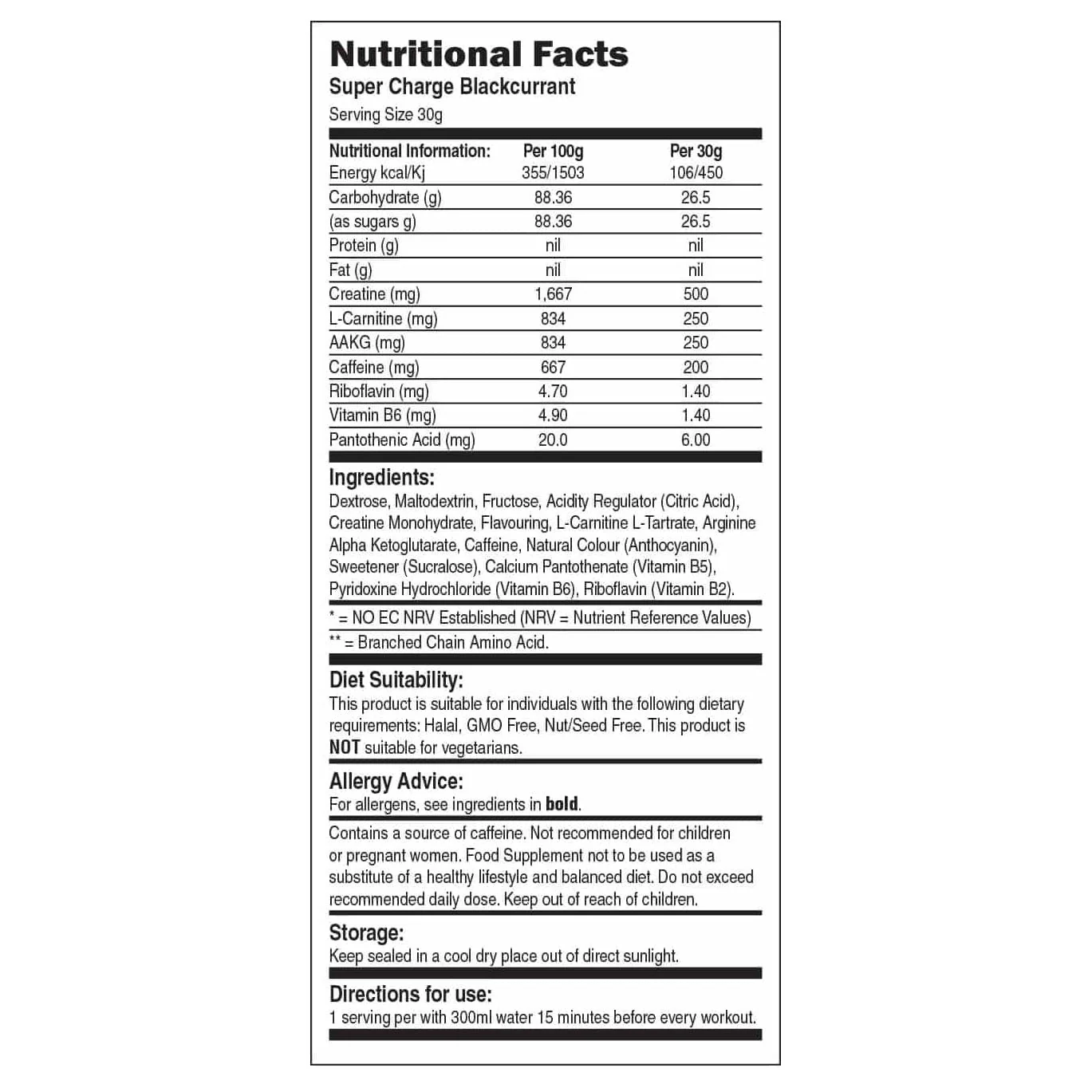 Super 7 Super Charge Pre-Workout Powder - Image 3