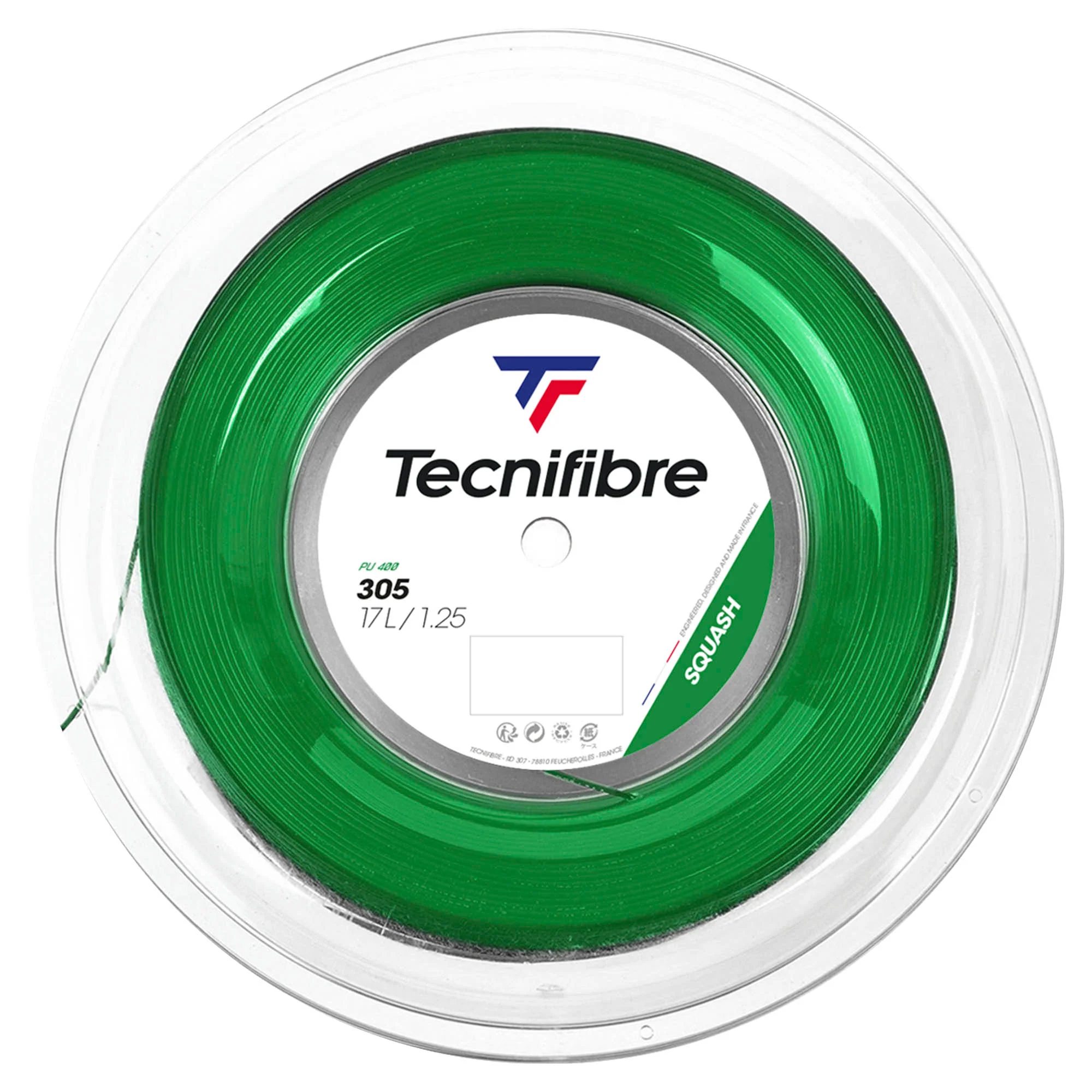 Tecnifibre 305 Premium Green Squash String - 200m Reel - Image 3