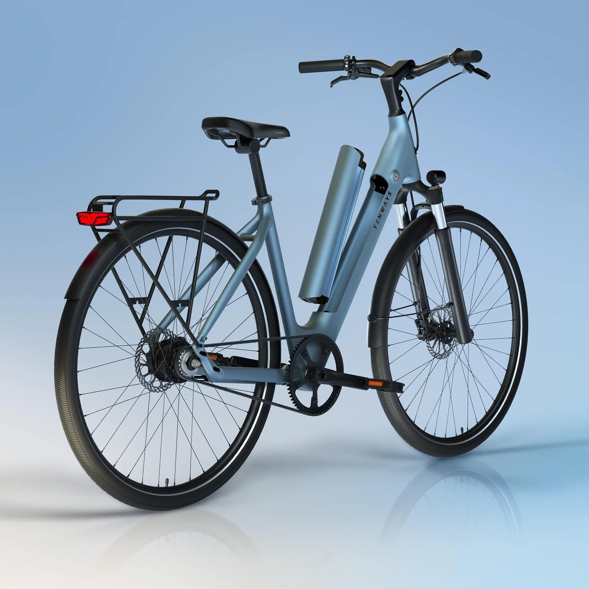 Tenways CGO800S Step-Through Electric Hybrid Bike - Image 5