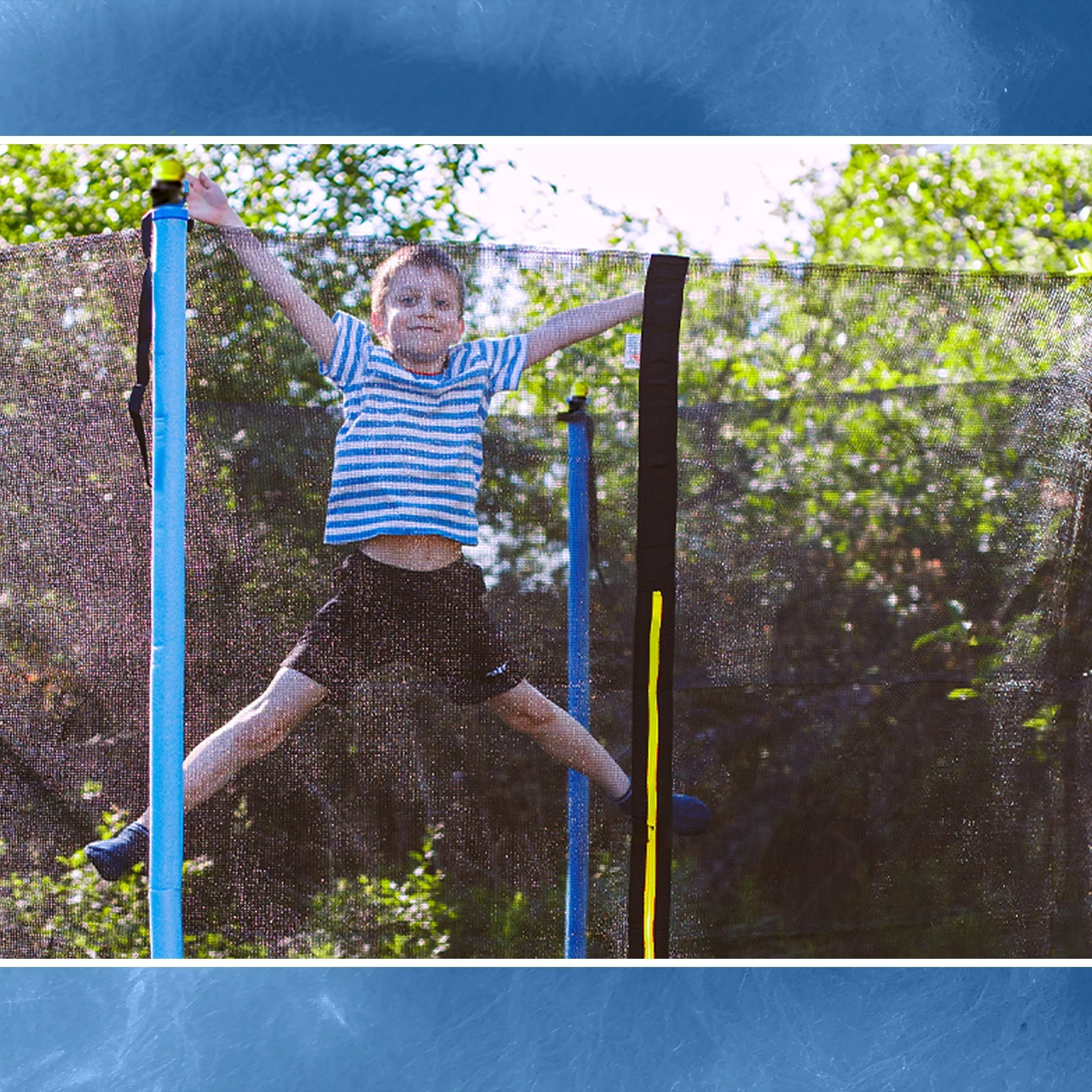 Viavito 8ft Outdoor Trampoline with Enclosure - Image 8