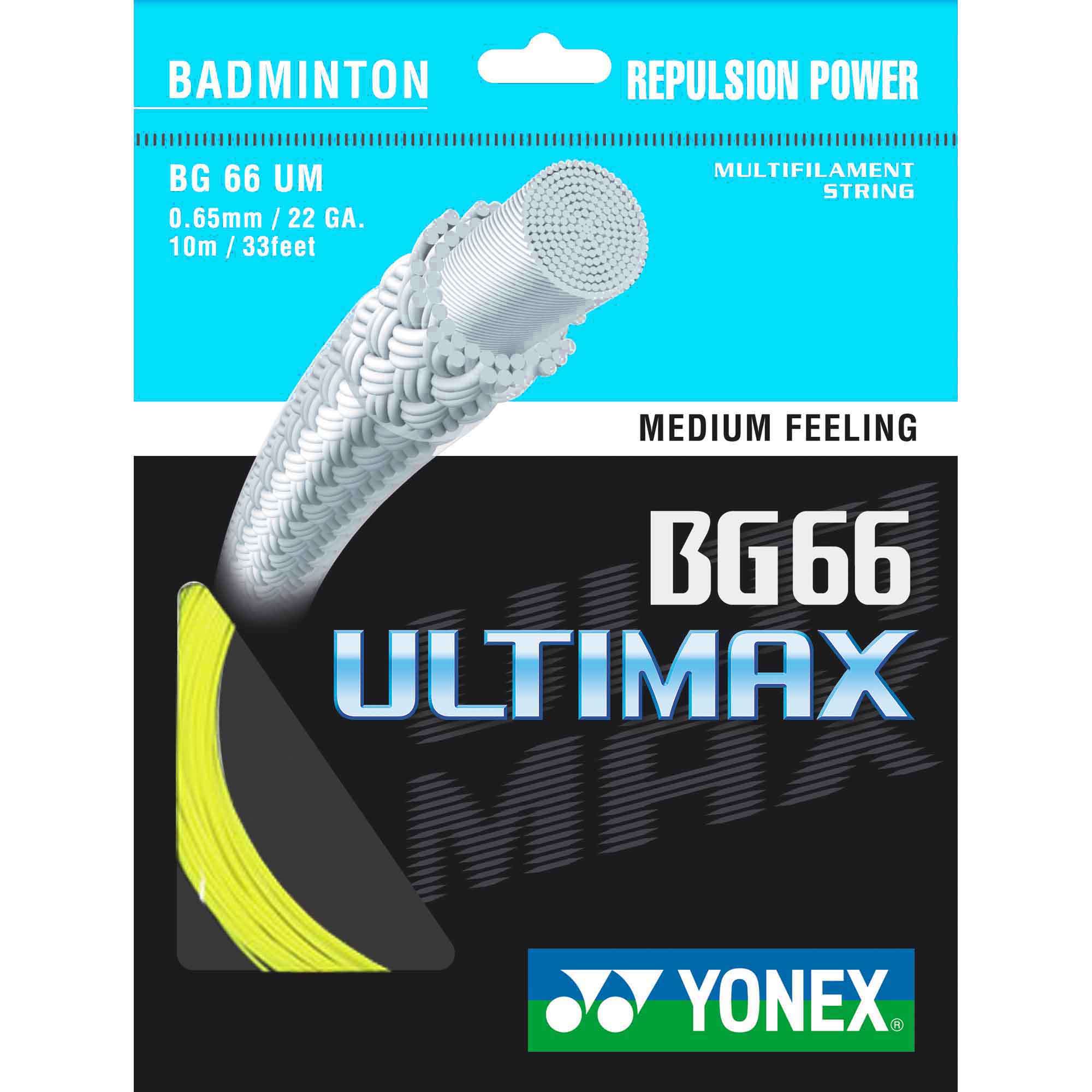 Yonex BG-66 Ultimax Badminton String - 10m Set - Image 2